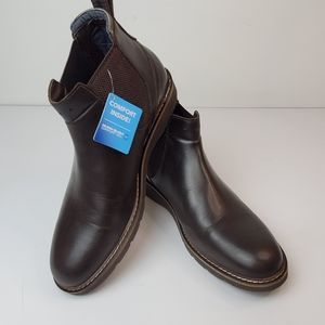Nunn Bush Brand Men's Chelsea Boots Size 10 With Comfort Gel Insoles